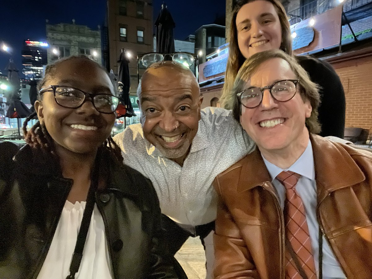 DrCraigAndrade's tweet photo. Dinner out in Boston with our new London friends from the International Black Scholars Program. #GoingGlobalBaby #ActivistLab @BUSPH @KingstonUni (2/2) https://t.co/9MUXAaVbDt