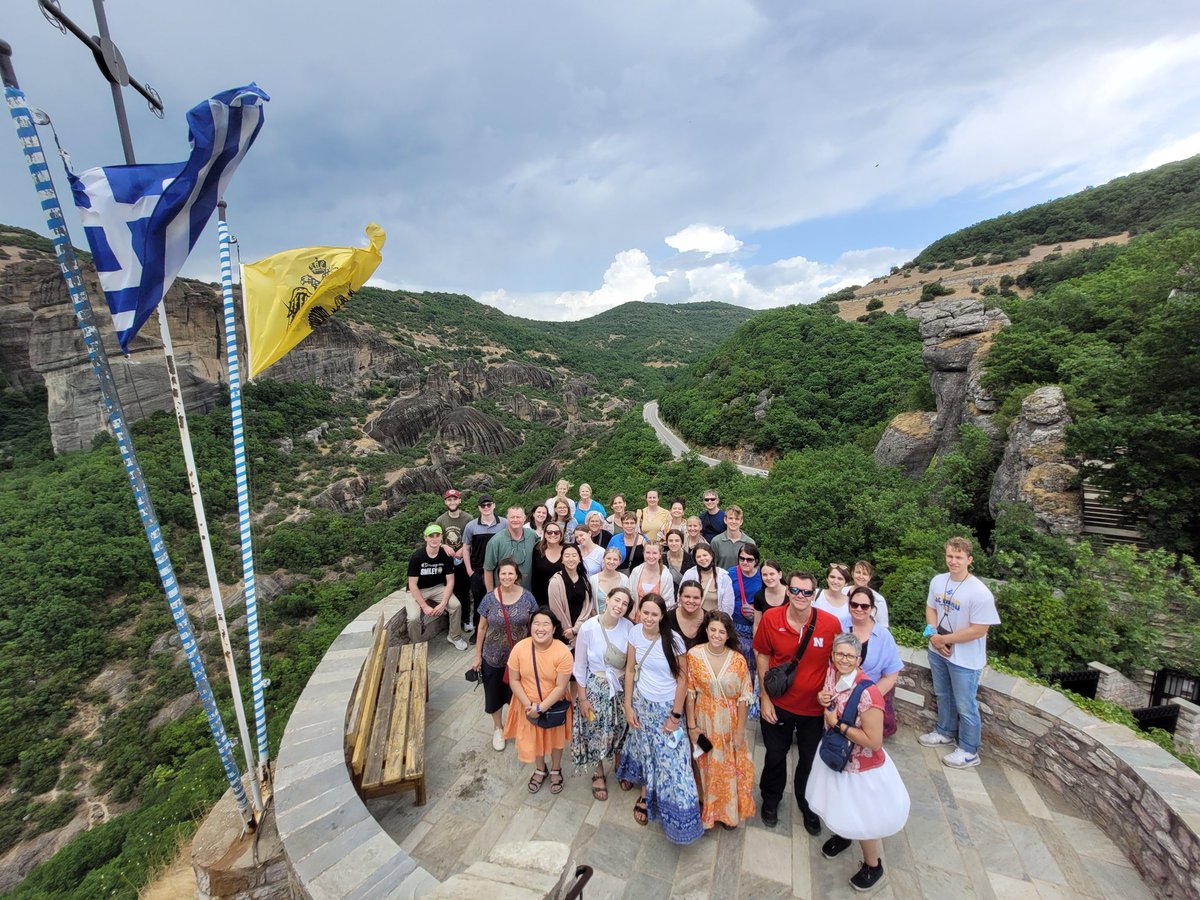 Study Abroad visits the monasteries at Meteora in Greece. #sewardjays