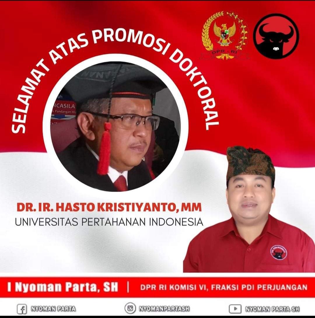 nyomanpartash's tweet photo. Selamat Pak Sekjen @pdiperjuangan Bapak @66Hasto https://t.co/8z60PfDEu8