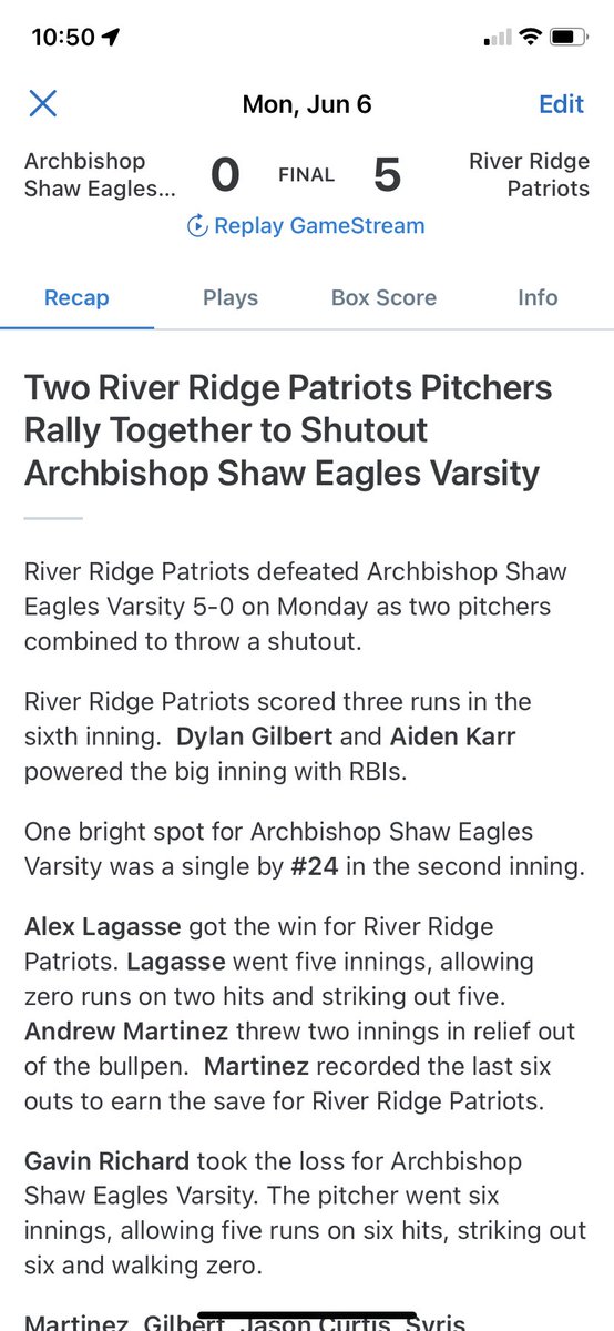 John Curtis Baseball tweet media