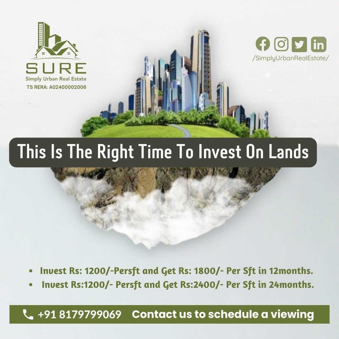 simplyurbanre's tweet photo. Greetings From #SimplyUrbanRealEstate
*Excellent #InvestmentOpportunity In a #HMDAapproved #GatedCommunityProject* At #Bommaraspet Near #Shamirpet ( ORR EXIT-7)...
*4 Acres Gated community project with 295 Flats of 2BHK & 3BHK.(4 towers).
π° #GuaranteedBuyback With 50% Returns https://t.co/PMRZTKuRk7