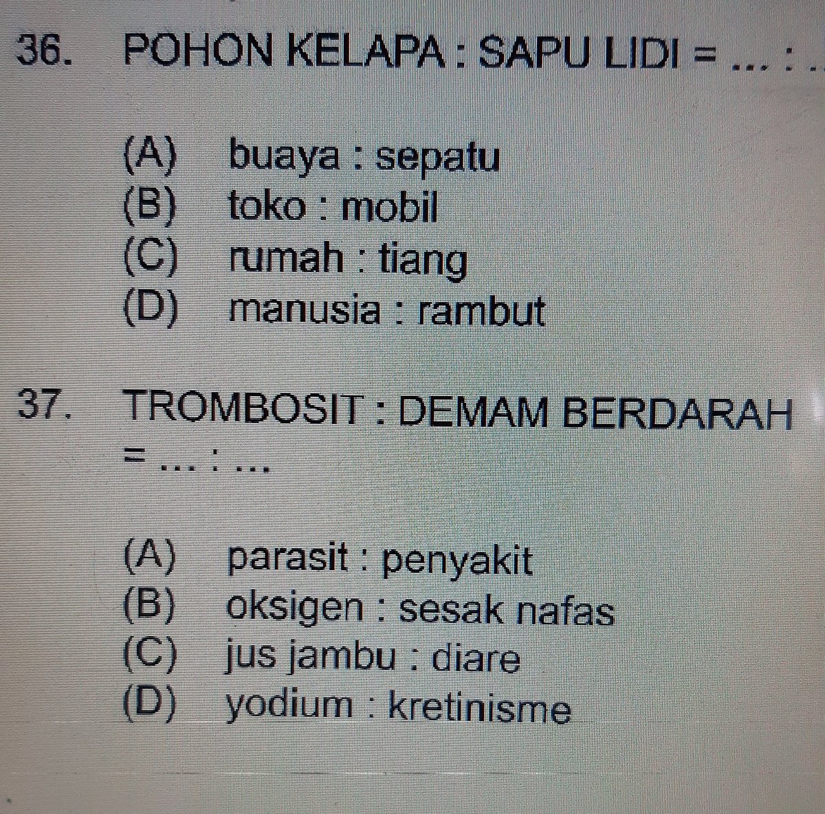 sbmptnfess's tweet photo. Ptn! Menurut kalian ini jawabannya apa ya? https://t.co/7G8UCJsIS4