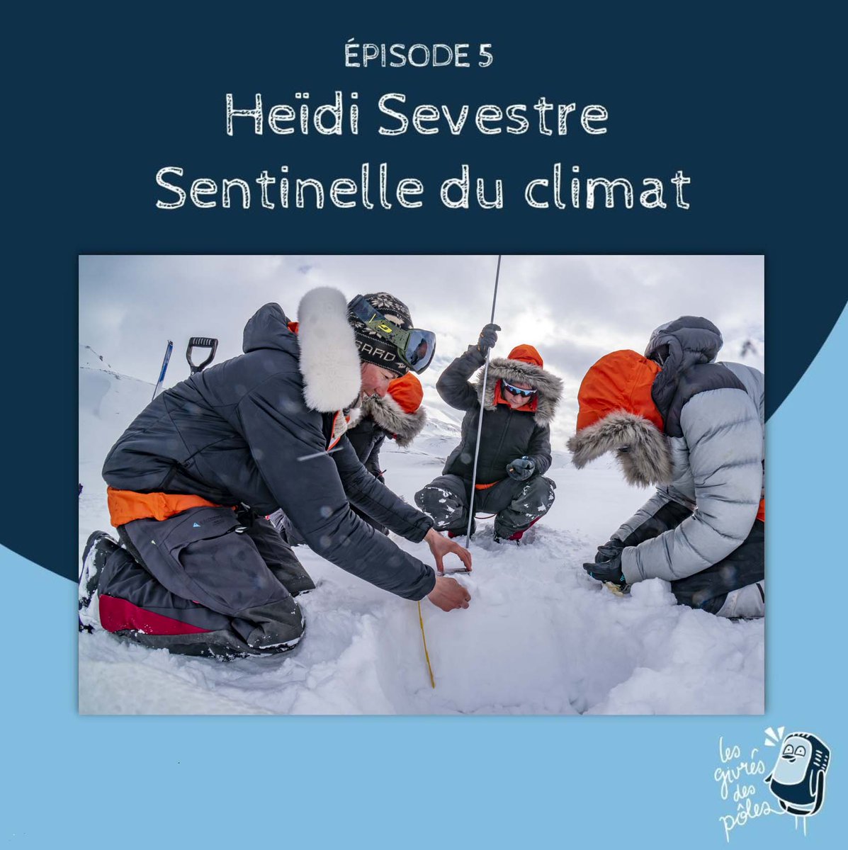 Partie II!
La deuxième partie du podcast Les Givrés des pôles avec <a href="/HeidiSevestre/">Dr. Heïdi Sevestre</a> est sortie! Cet épisode évoque très largement les hauts et les bas de notre expédition. 
A vos walkmans!

lesgivresdespoles.com/podcast/episod…