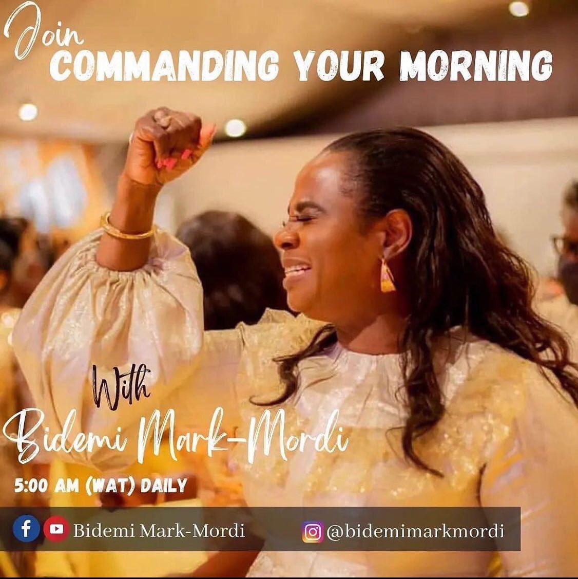 thewellreveals's tweet photo. Good morning 😊
We are LIVE at commanding your morning prayer call 
Join us 

https://t.co/ilBL6u7SGk https://t.co/SM3c9KgaKU