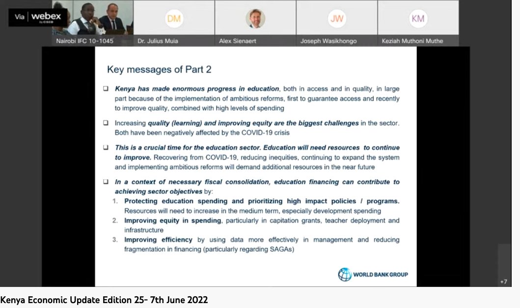 MumbindunguKE's tweet photo. The special focus of this #KenyaEconomicUpdate is on education spending priorities in Kenya. How do we build back better post the #Covid19 pandemic? https://t.co/9yvmvjRPqJ