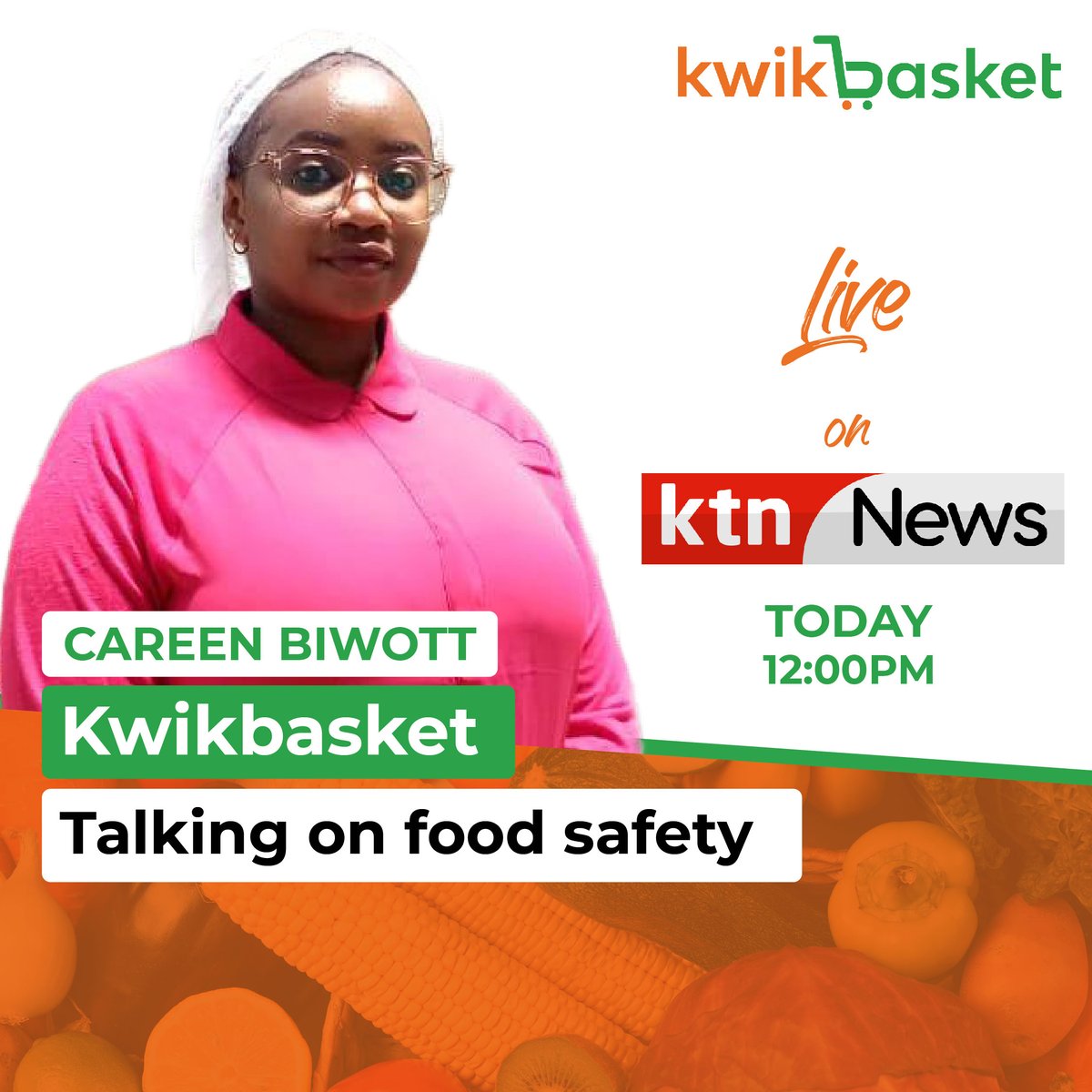 AnandNagothu's tweet photo. Today June 7th is a "World Food Safety Day". https://t.co/1jpDv9btCt
Thank KTN news to present Careen Biwott to share our food safety practices at @kwikbasket and how our circular economy model is helping our farmers to access markets efficiently. 
#circulareconomy #foodsafetyday https://t.co/got0bkmGZU