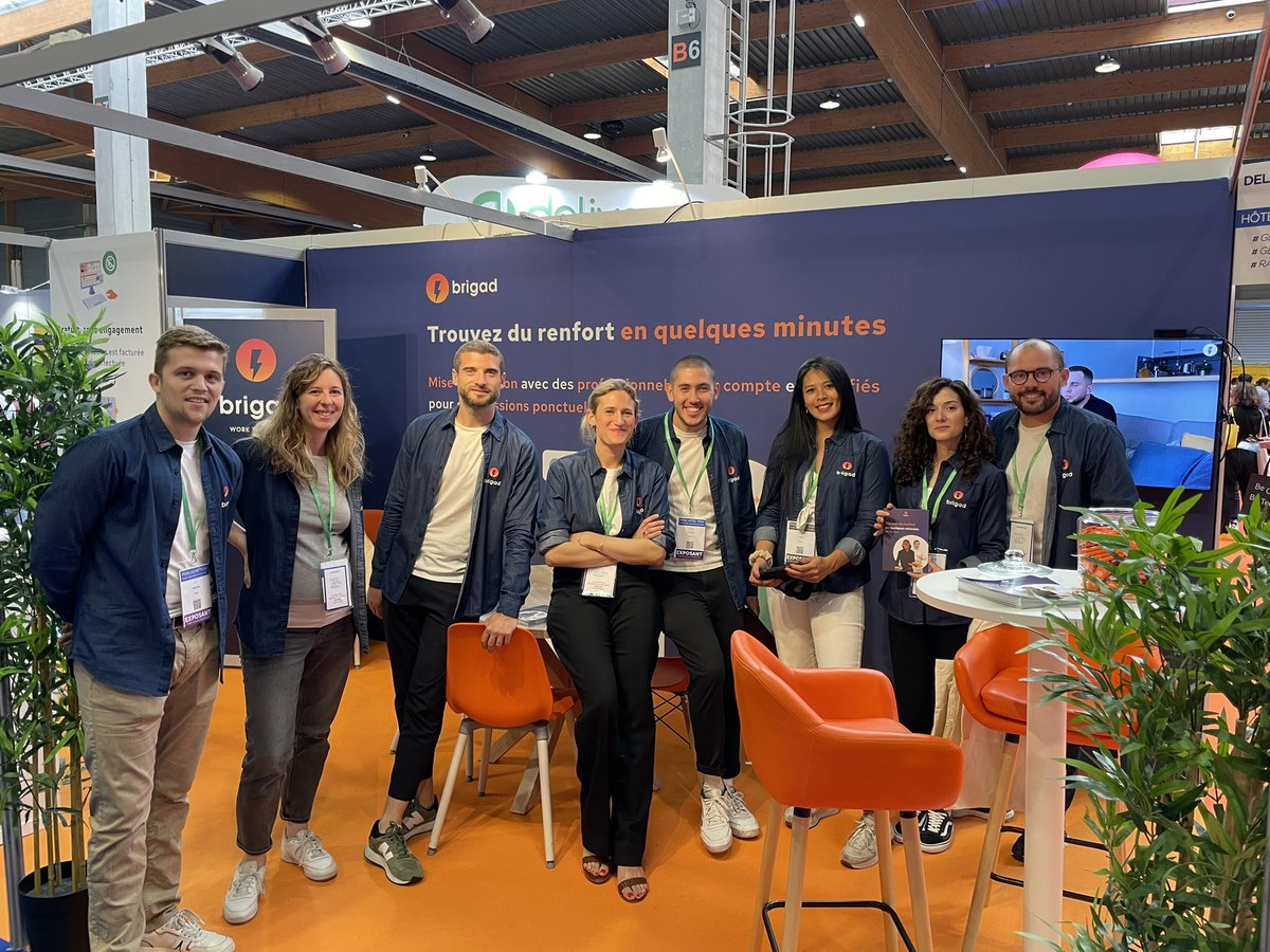 joinbrigad's tweet photo. Venez nous rencontrer au stand C17 du salon @foodhoteltech ! ⚡️🔥
#fht2022 #foodhoteltech https://t.co/j2ldUrhFjd