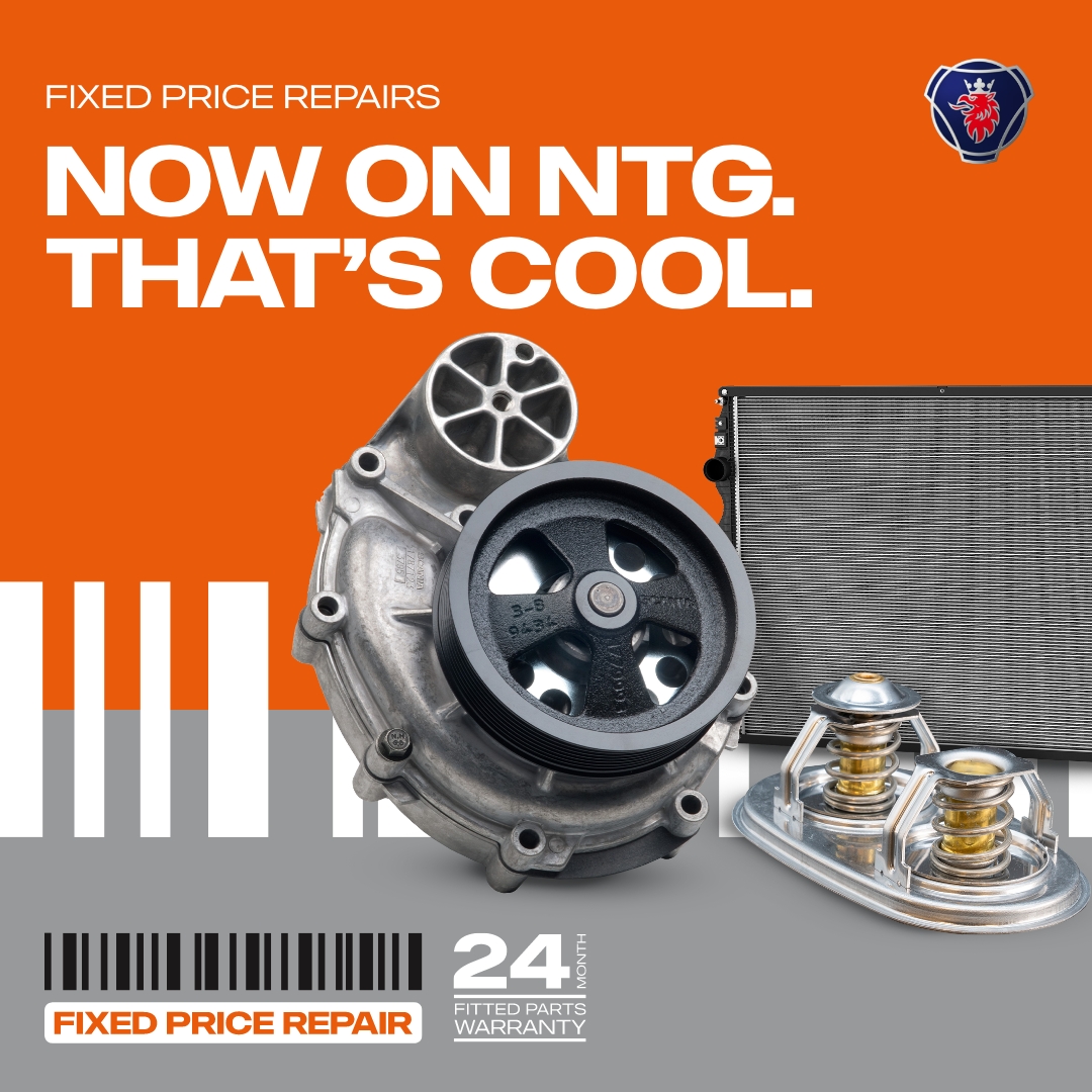 Scania UK on Twitter "Fixed Price Repairs Now on NTG That's Cool Our