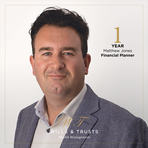 WTrustsWMGroup's tweet photo. Celebrating his first year at Wills &amp; Trusts is Financial Planner, Matt Jones. We'd like to congratulate Matt on this fantastic milestone, and look forward to what more is to come from him! https://t.co/WTDPZa2nfl