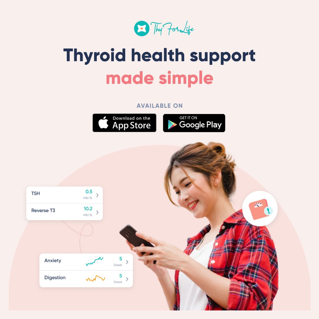 ThyForLife is now available on Apple &amp; Android. ⁠🤍⁠
⁠____

#thyforlife⁣
#thyroidawareness⁣
#thyroid⁣
#thyroidapp⁣
#thyroidsupport⁣
#thyroidcancer⁣
#thyroidhealing⁣
#hypothyroidism⁣
#hyperthyroidism