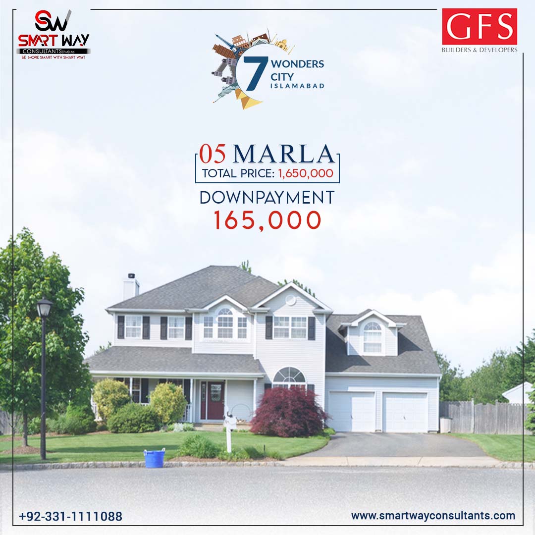 PvtSmartway's tweet image. The 7 Wonders City Islamabad plans to provide its residents with all basic and modern amenities at budget-friendly rates. It has also proved to be a golden investment opportunity that most investors have availed of. Do not wait &amp;amp; invest now!

#7wonderscityislamabad #5marlaplot