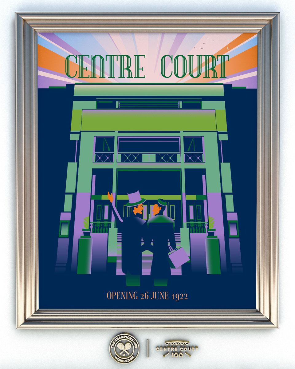 Wimbledon's tweet photo. ๐๐๐ง๐ญ๐ซ๐ ๐๐จ๐ฎ๐ซ๐ญ (๐๐๐๐)
An iconic venue opens its doors for the very first time. The stage awaits...
#CentreCourt100 ๐ฟ https://t.co/yMqwYCIJie