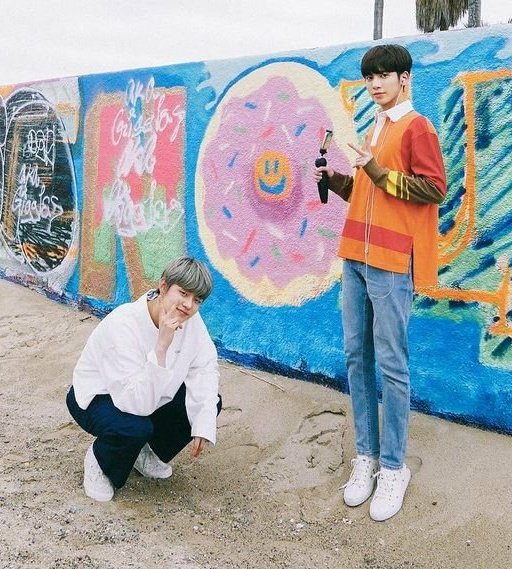 "i think i always go to the beach with you, taehyun hahah" — YEONJUN