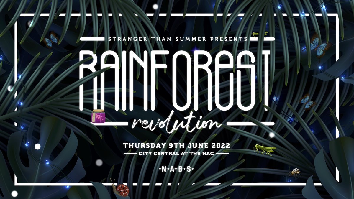 It's finally the week of #StrangerthanSummer! In 2 days you'll be raising important funds for NABS and dancing the night away to our top-secret entertainment. 💃

All the details of the night can be found here - nabs.org.uk/event/stranger…

See you at the Rainforest Revolution 🦩🌴🦜
