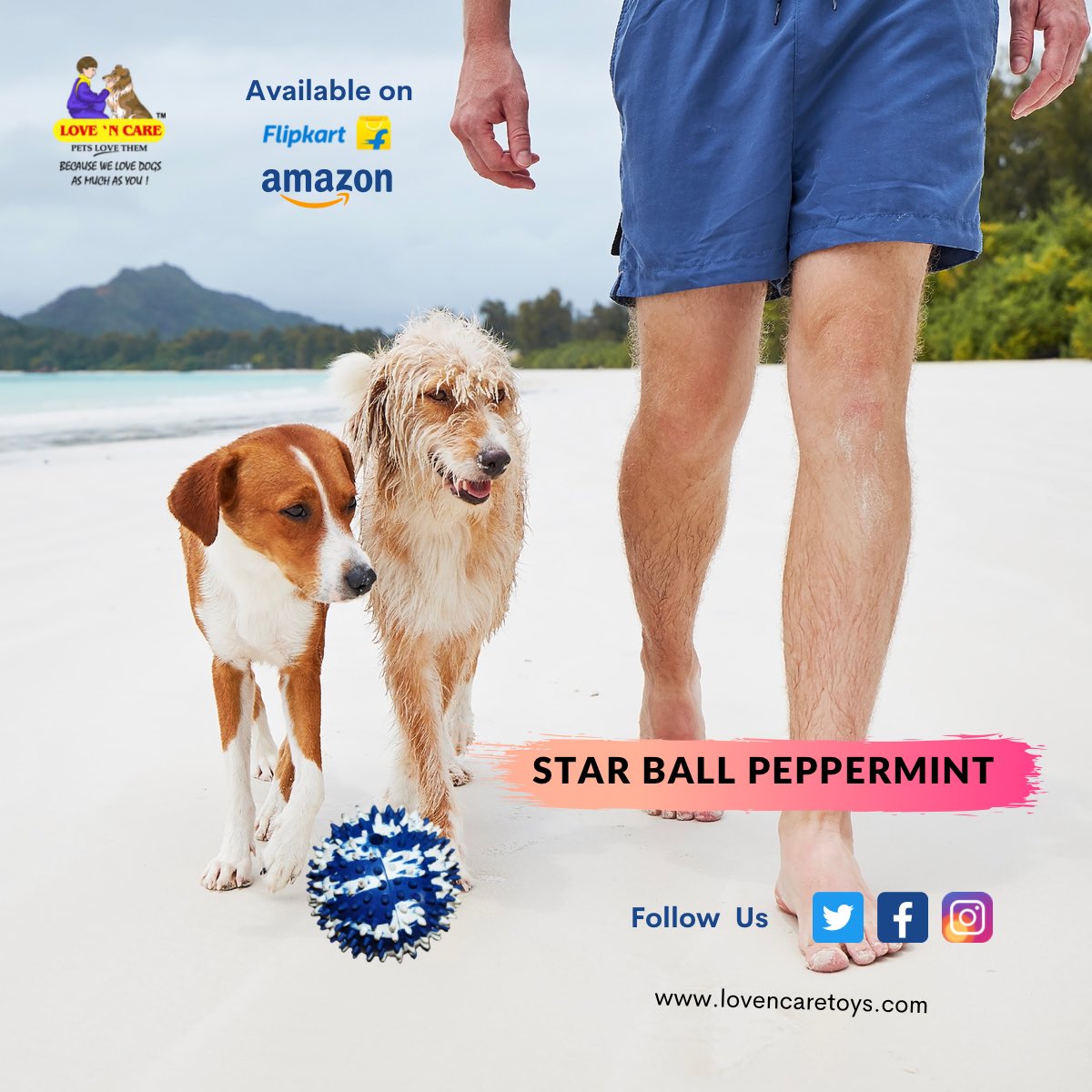 Lovencare_toys's tweet photo. Peppermint flavoured star ball with spikes to help clean the plaque in teeth.
#dogtreats #lovencaretoys #dog #petcare #dogcare #petclean #doglife https://t.co/7yM8QeJjTm