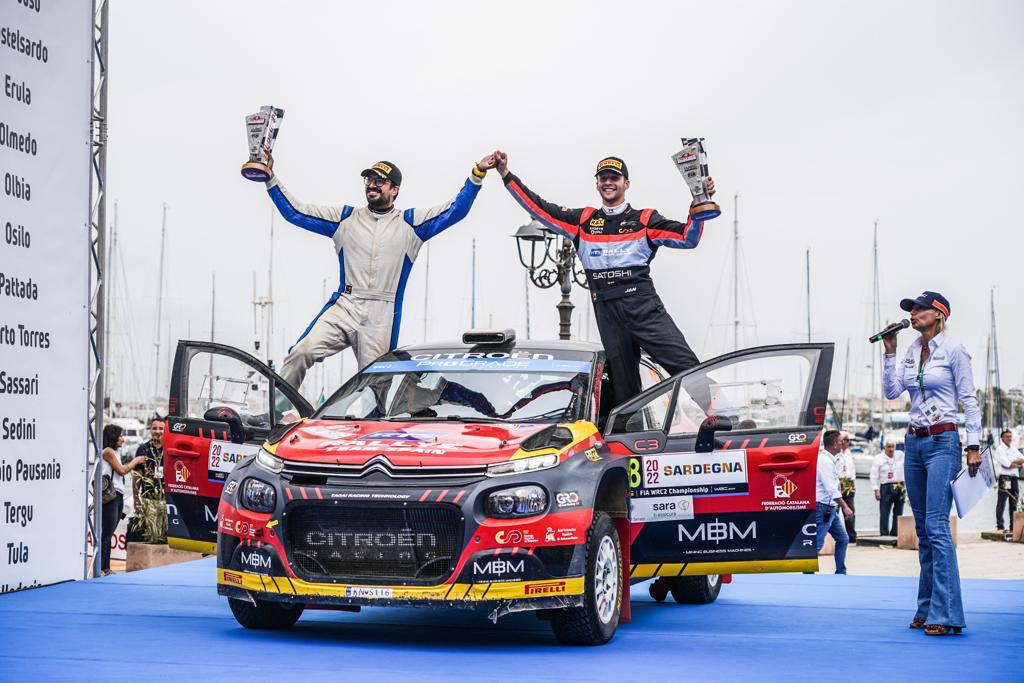 ADESP - Asociación del Deporte Español (@depespana) on Twitter photo 🏆Primer podio en WRC2 para el <a href="/RallyeTeamSpain/">Rallye Team Spain</a>
✔️El equipo de jóvenes talentos de la <a href="/RFEdeA/">Real Federación Española de Automovilismo</a> ha conseguido un resultado histórico en el 19 <a href="/Rally_d_Italia/">Rally Italia Sardegna</a>
👉<a href="/JanSolans/">Jan Solans</a> y <a href="/SanjuanRodri/">Rodrigo Sanjuán</a> han hecho su actuación internacional más deslumbrante a lomos del Citroën C2 Rally2
¡Bravo! 🏆Primer podio en WRC2 para el <a href="/RallyeTeamSpain/">Rallye Team Spain</a>
✔️El equipo de jóvenes talentos de la <a href="/RFEdeA/">Real Federación Española de Automovilismo</a> ha conseguido un resultado histórico en el 19 <a href="/Rally_d_Italia/">Rally Italia Sardegna</a>
👉<a href="/JanSolans/">Jan Solans</a> y <a href="/SanjuanRodri/">Rodrigo Sanjuán</a> han hecho su actuación internacional más deslumbrante a lomos del Citroën C2 Rally2
¡Bravo!