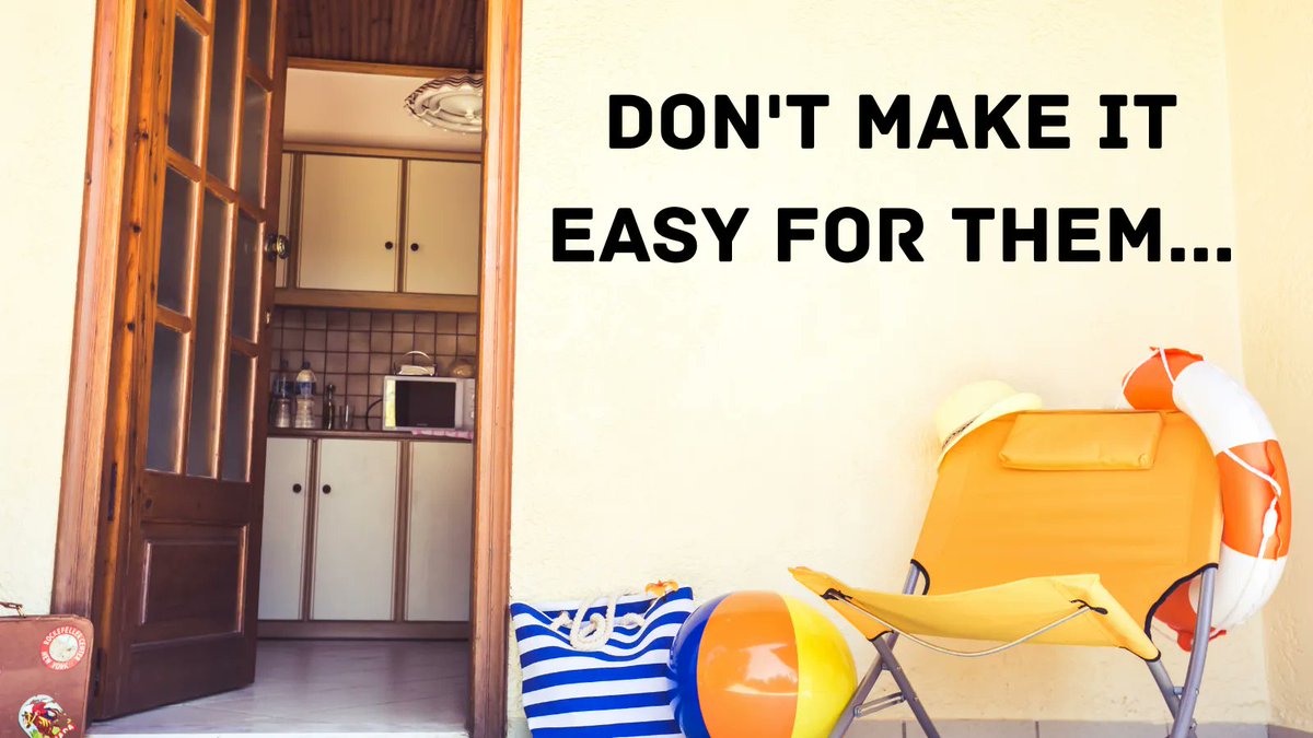 securedbydesign's tweet photo. Summer's great, isn't it? ⛱️
However, unfortunately, this time of year also brings with it a higher risk of domestic #burglary.
Be aware. Don't make it easy for them. Make sure your home is #secure. 🔐
For advice on how go here - https://t.co/VMTScXeHwc
#sbd #advicehub https://t.co/0EQn5PAvlS