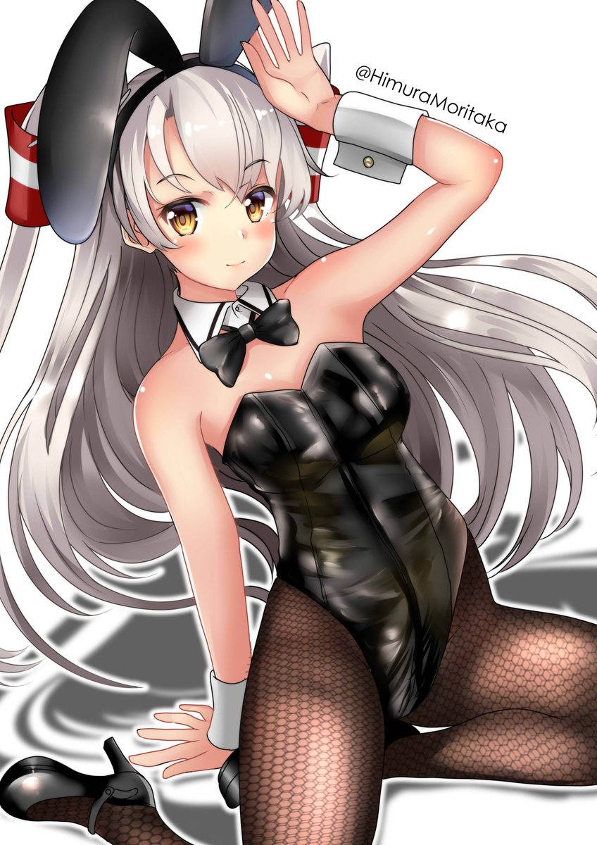 天津風(艦これ) 「テレワーク終了!!
本日も一日お疲れ様でした(`・ω・')ゞ 」|火村 モリタカ＠/5月COMITIA144（B51a)/その次は神戸かわさき10のイラスト