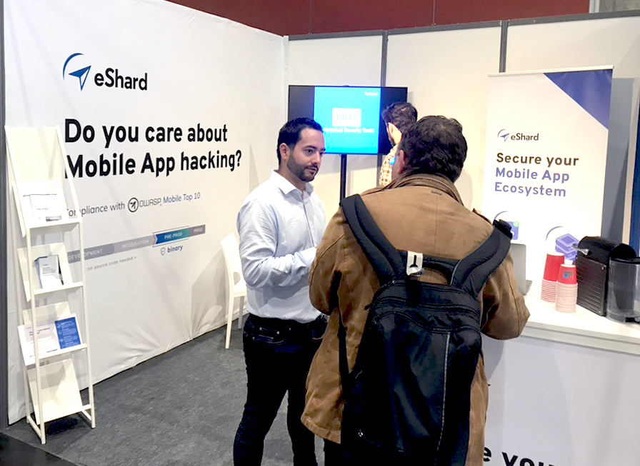 eshard's tweet photo. Kick-starting our week at @FIC_eu ๐ค
We will be presenting #esChecker and a teaser of the Mobike Banking white paper everyday at 11:15am at the Hacking Lab (the first one is happening right now!) #FIC2022 https://t.co/qW5zyWZuhq