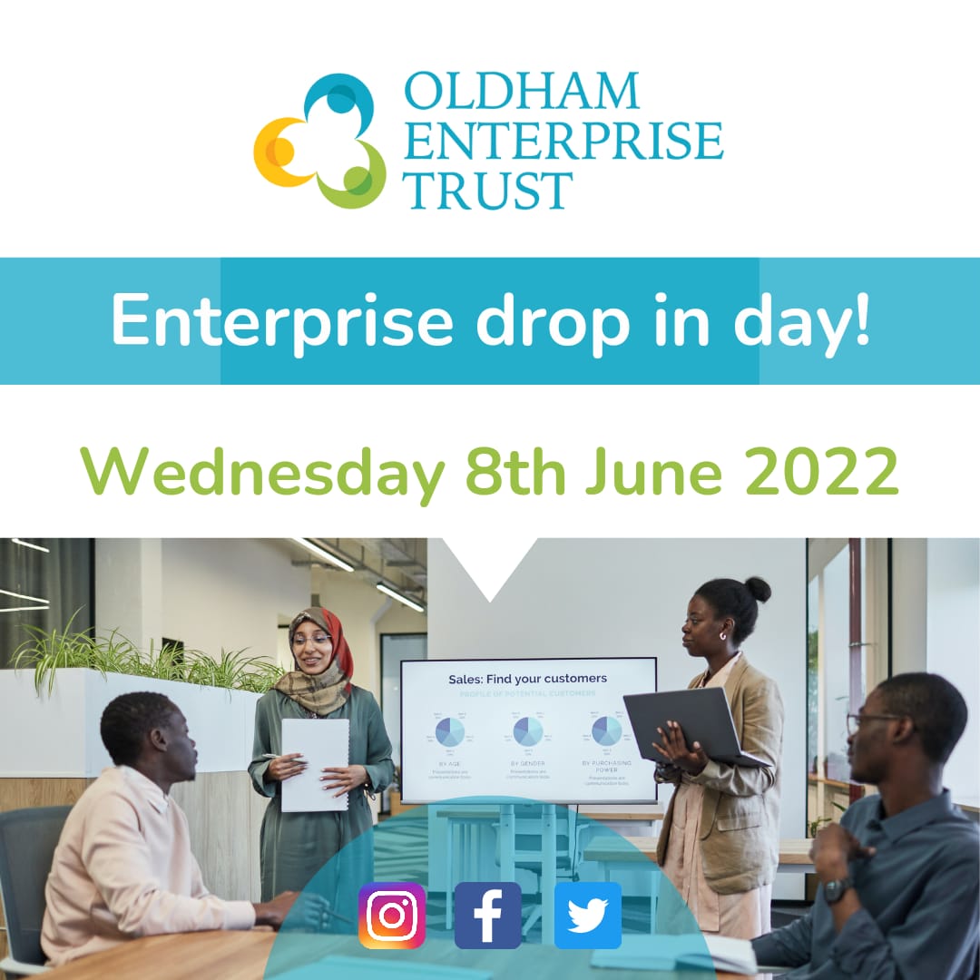 Oldham Enterprise Trust on Twitter "Enterprise Drop in on Wednesday 