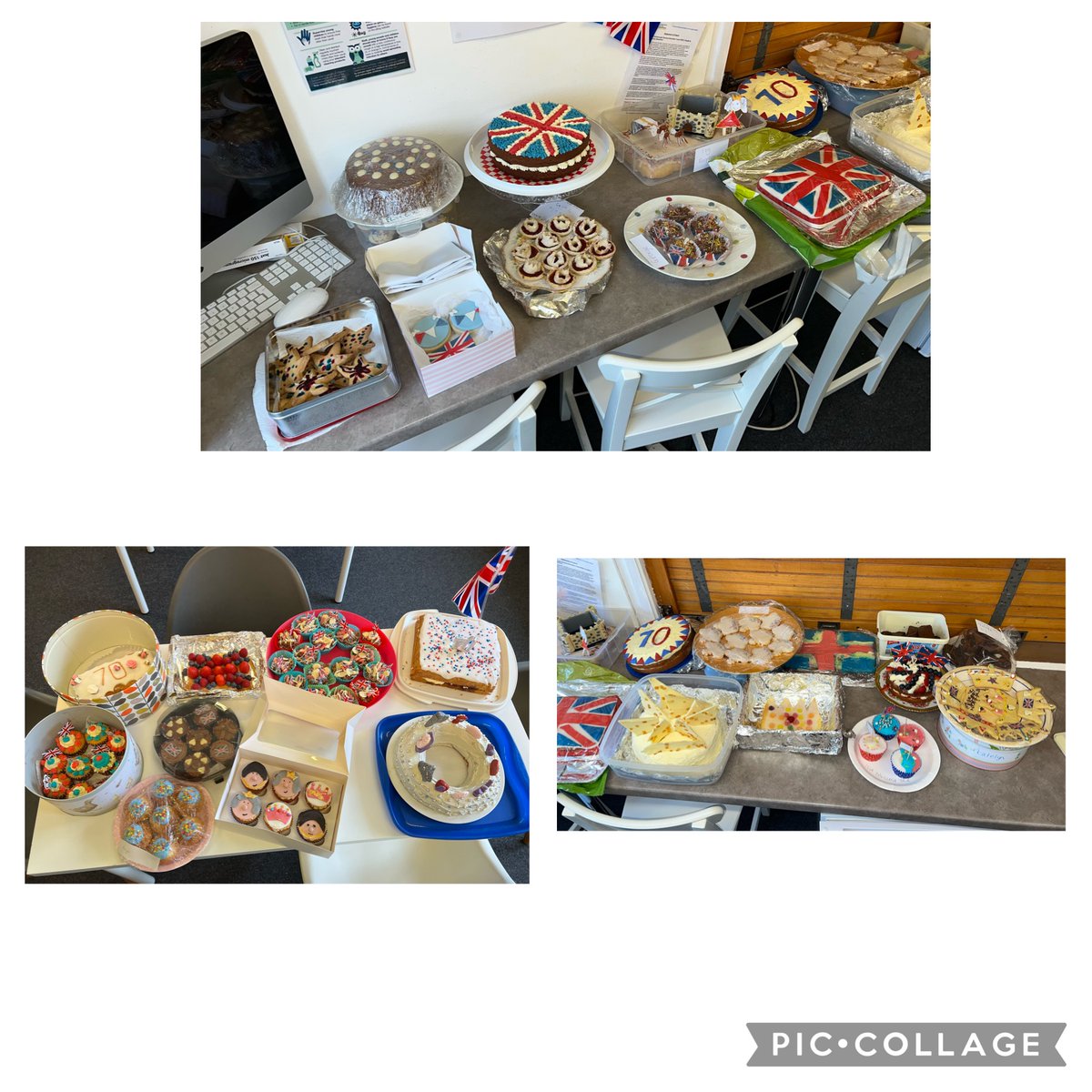 Blakesley_CE's tweet photo. Thank you to all who baked and created such wonderful fancies for our Jubilee Cake Sale/Open school . An amazing total of £143 was collected. #jubilee https://t.co/PNV9lrZhVk