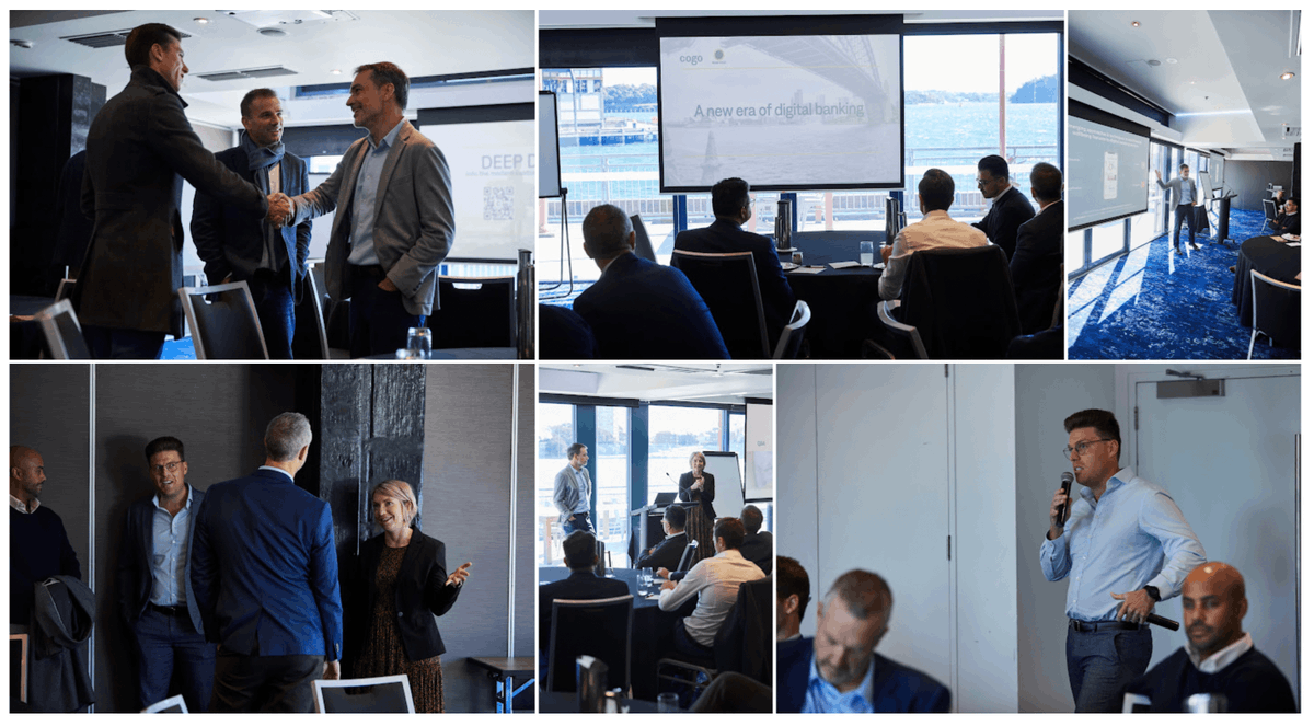 We had a blast hosting digital banking leaders in Sydney with <a href="/cogohq/">Cogo</a> yesterday. Our #event centered around conversations on #sustainability and #financialwellbeing, both crucial elements for the delivery of great digital banking experiences. Thanks for joining us!