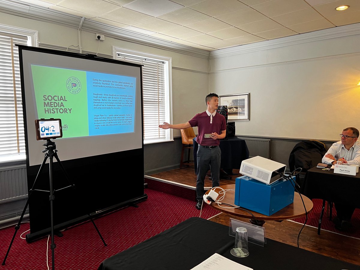 Nottingham_BNI's tweet photo. We recently had a first presentation by Châu Nguyen of Apple Digital. Châu was showing us how he helps businesses succeed online by creating their digital marketing strategy through social media.
https://t.co/18yW8voGlo #socialmedia #socialmediamarketing https://t.co/oghbTLiCb7