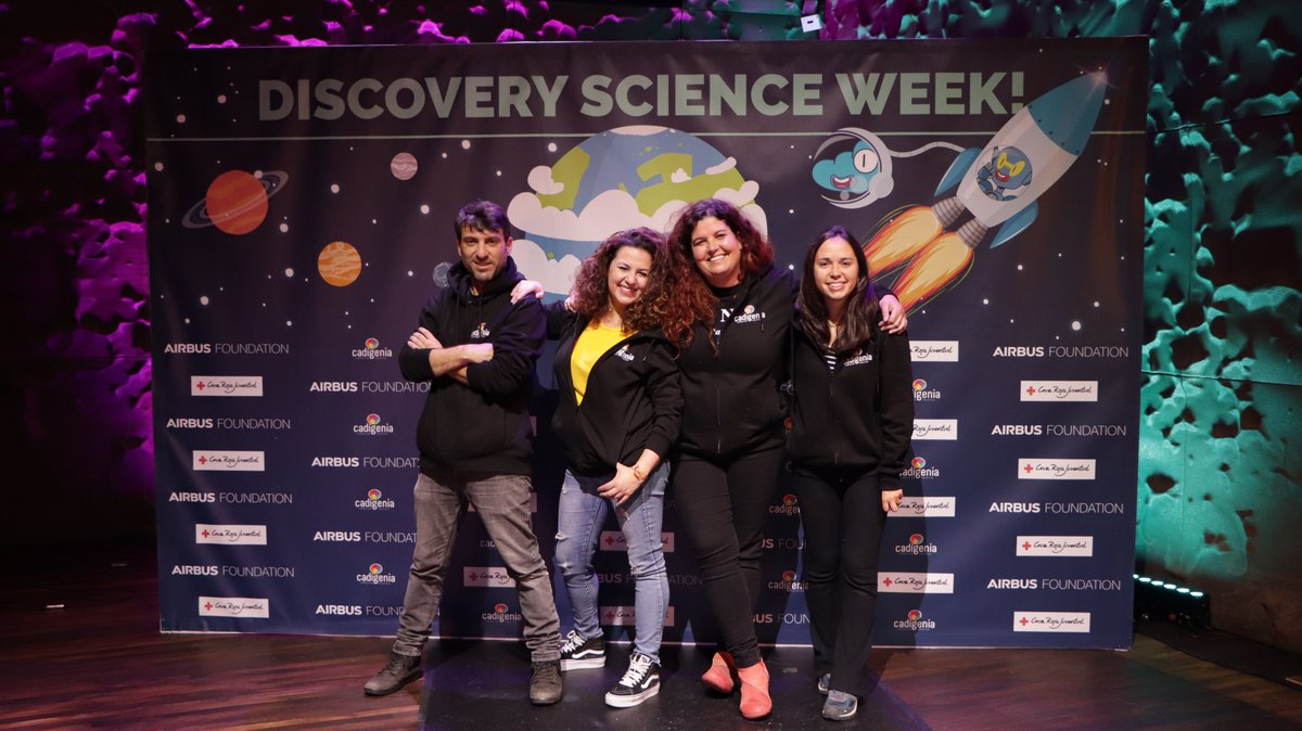 cadecadiz's tweet photo. 📌Hoy, compartimos que el proyecto Cadigenia S.L.apoyado por el equipo de Andalucía Emprende #CadeJerez, lanza la primera Discovery Science Week en España junto con Cruz Roja Juventud. @AirbusFDN @cadigenia @cruzrojajueventud #STEM #DiscoveryScienceWeek
#territorioempre https://t.co/TkS5ldy9by