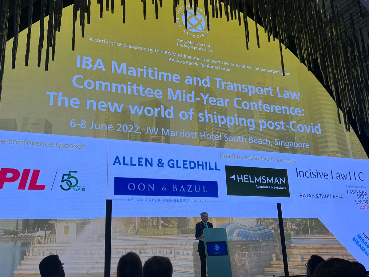 SanSimonDuch's tweet photo. IBA Maritime and Transport Law Committee Mid-Year Conference: The new world of shipping post-Covid https://t.co/DaIHsMAftG