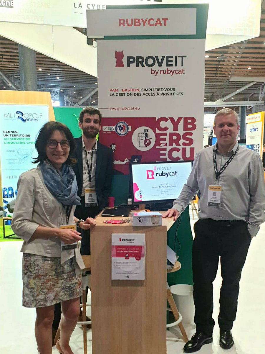 L'équipe de Rubycat est bien arrivée et prête à vous accueillir. Retrouvez nous dès à présent.
FIC - Lille Grand Palais - Pavillon Bretagne - Stand D2.

👉 Réservez un rendez-vous : bit.ly/3sNXGAs