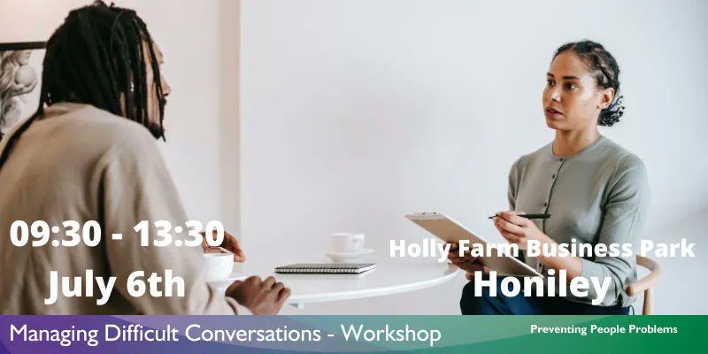 Are you having trouble dealing with difficult conversations? Our Managing Difficult Conversations workshop is designed to provide you with the tools and techniques to manage difficult conversations effectively. Find out more buff.ly/3O0R4qn #HR #SME #humanresources