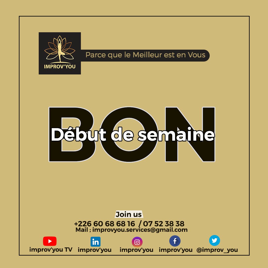 IMPROV'YOU tweet media