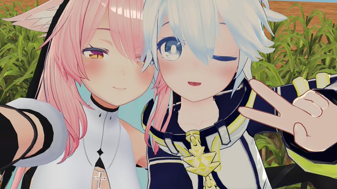 昨日のVR!(*`ω`*)
さくむさん&YUNIさん&けけりえるさんとツーショット! 