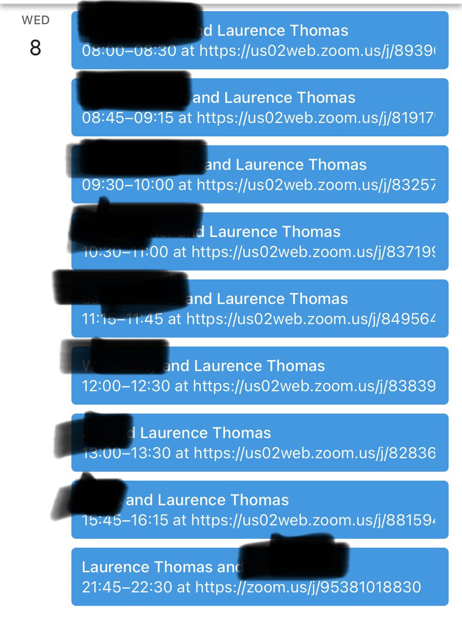 Tomorrows looking good. 7 sales calls so far