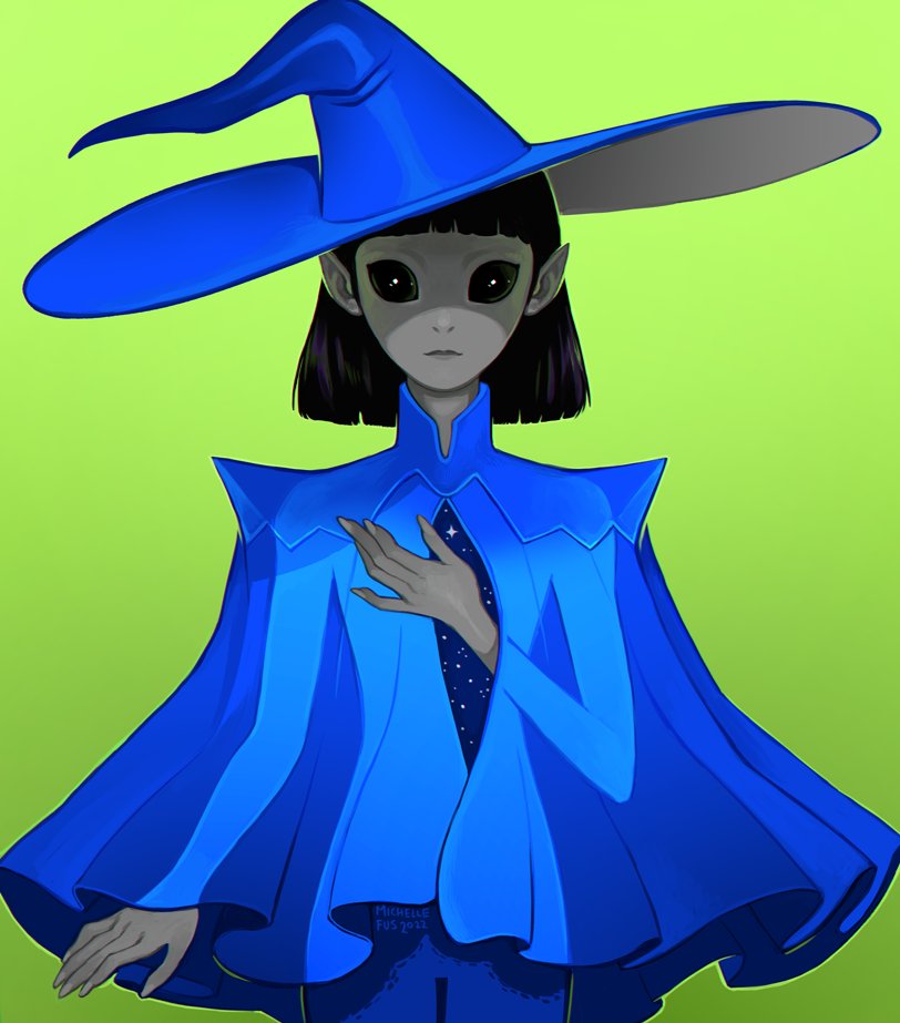 「fan art for the zeta reticulans💙 」|Michelle Fusのイラスト