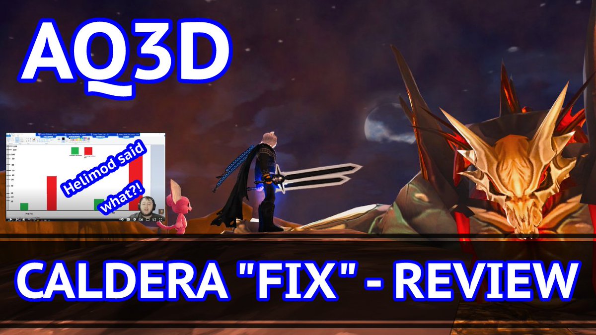 There has been a lot of discussion in the community about the Caldera Boss fix. I was asked for my opinion on it, so I reviewed @Helimod's video and put forward my views on the matter- live on stream. @Madds1991_AE also gave his views. #AQ3D youtu.be/PtHSfWycAiw