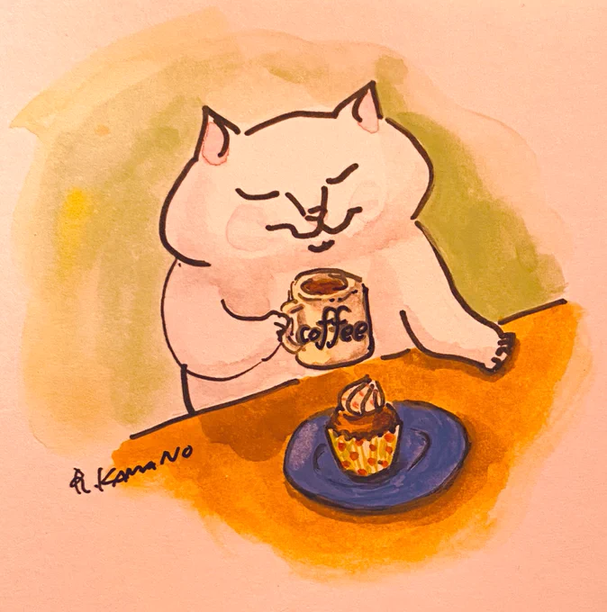 ご依頼いただいていた絵、本日ついに5点全て完成しました!楽しく描かせていただけて最高でした。内容は開示OKになりましたらまたお知らせいたします嬉しさのあまり、余った絵の具で落書きをしてしまいました 