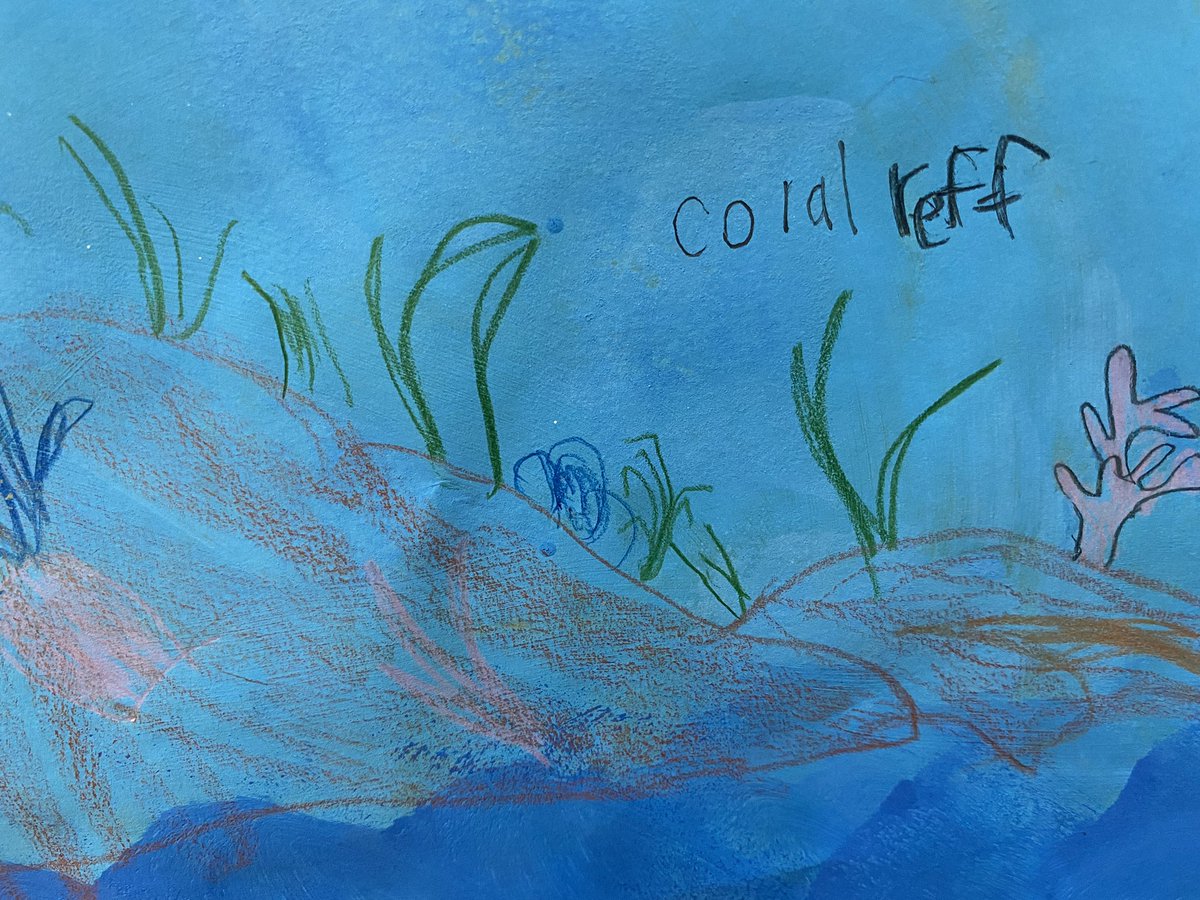 MichaelPalagi's tweet photo. So cool to see new ideas from 5-6yr old research being added directly into their play! They created the different layers of the ocean and added the different fish into the layer they tyrical are found in. #intearlyed #playbased #play #PBL #education #kindergarten https://t.co/zGGWSZvxap