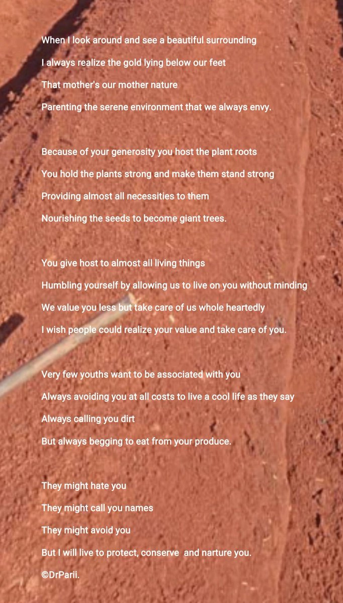 ParisThumi's tweet photo. What's valuable like soil?
#Soil #SoilHealth https://t.co/Hq9WIk5qre
