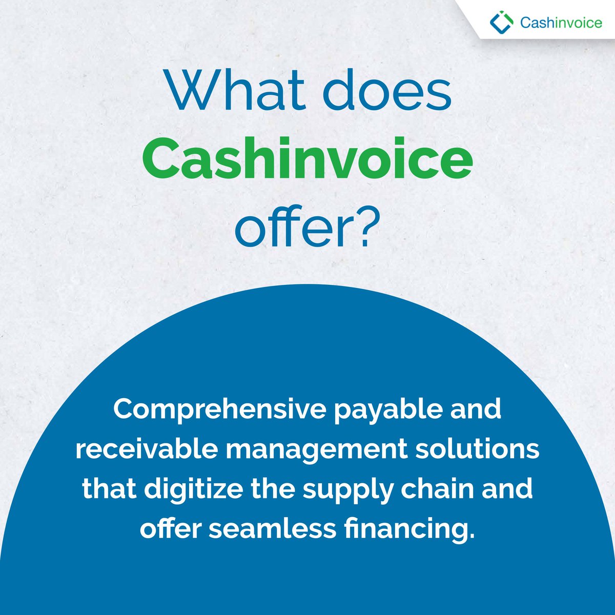 CashinvoiceI's tweet image. Unlock the cash trapped in your supply chain on-time, everytime, with Cashinvoice!

To know more, visit: cashinvoice.in

#Cashinvoice #Cashflow #Finance #SupplyChain