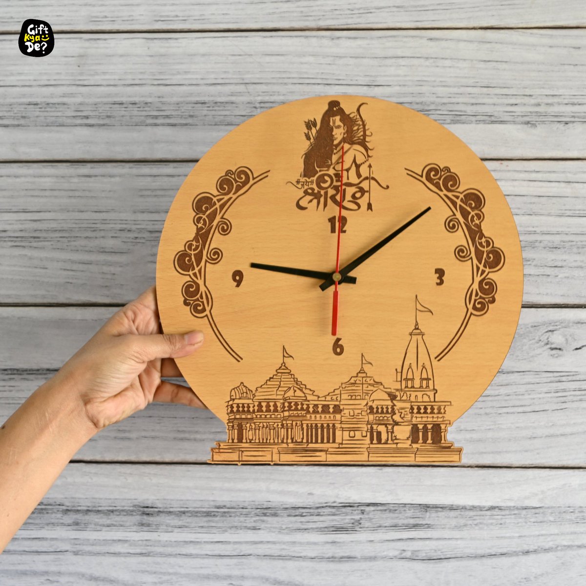 GiftKyaDe's tweet image. Devotion theme-based wall clock to feel the blessings from Lord Ram.🙏

This will add a touch of elegance to your home.💯

Visit Now!

bit.ly/38WutNb

#lordrama #tableclock #madeinindia