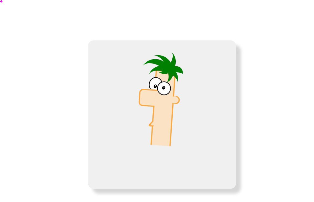 Prathkum's tweet photo. Made Ferb using CSS https://t.co/6Lk24dJ89N