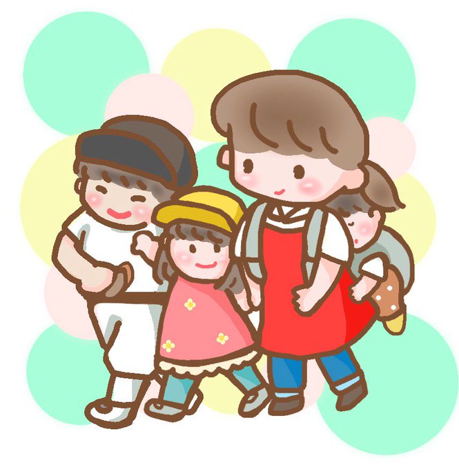 子連れ出勤のtwitterイラスト検索結果