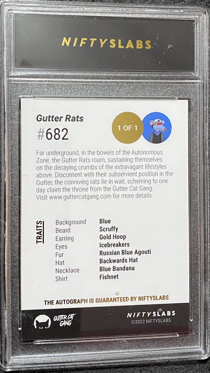 gt_dog84's tweet photo. Got a delivery today and the hand signed gold foil is such a nice touch! #GangGang #NFTCommunity #NFT #NFTs #GCG #GutterCatGang
@GutterCatGang @gutterikarlee @gutterdan_   @GutterMitch @gutterric @Stoniphantom @PopsGCG @GuttaWorldPeace @BarryHa13866708 https://t.co/hq0SQ6hzUr
