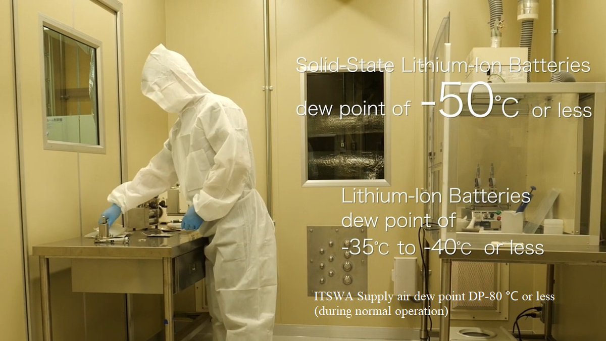 D_ITSWA's tweet photo. ITSWA - Dry room #Japan. 
Read more &amp; inquiry: https://t.co/ONIRboHn5o / nisfer@dehumid-itswa.com
#Cleanrooms #Variety of #Industries,#Medical, #Aerospace,#Defense,#Pharmaceutical,#Energy, #Electronics, #manufacturing  #All solid-state battery #Lithium ion battery and Many More. https://t.co/NXideOSuI7