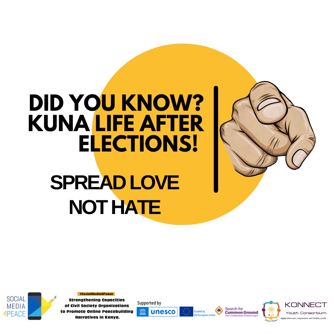 #SocialMedia4Peace Spread Love not hate