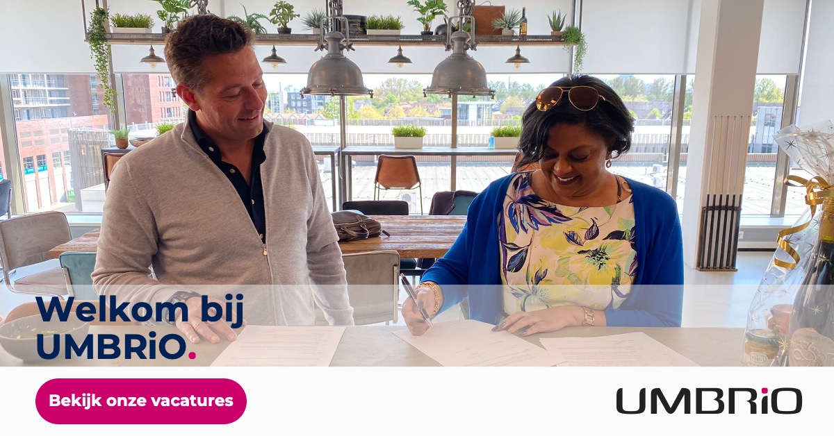 umbrio_com's tweet photo. Per 13 juni komt Amrita UMBRiO versterken als HR adviseur! Van harte welkom en heel veel plezier en succes bij UMBRiO!

Ben je ook op zoek naar een baan in de #IT? Bekijk dan onze vacatures op: https://t.co/J7xszTMaeU

#umbrio #vacatures #werkenbij https://t.co/okeS6XglQ7