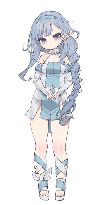 色々試行錯誤中なんですけどすごい自分好みに立ち絵描けたので見てください 