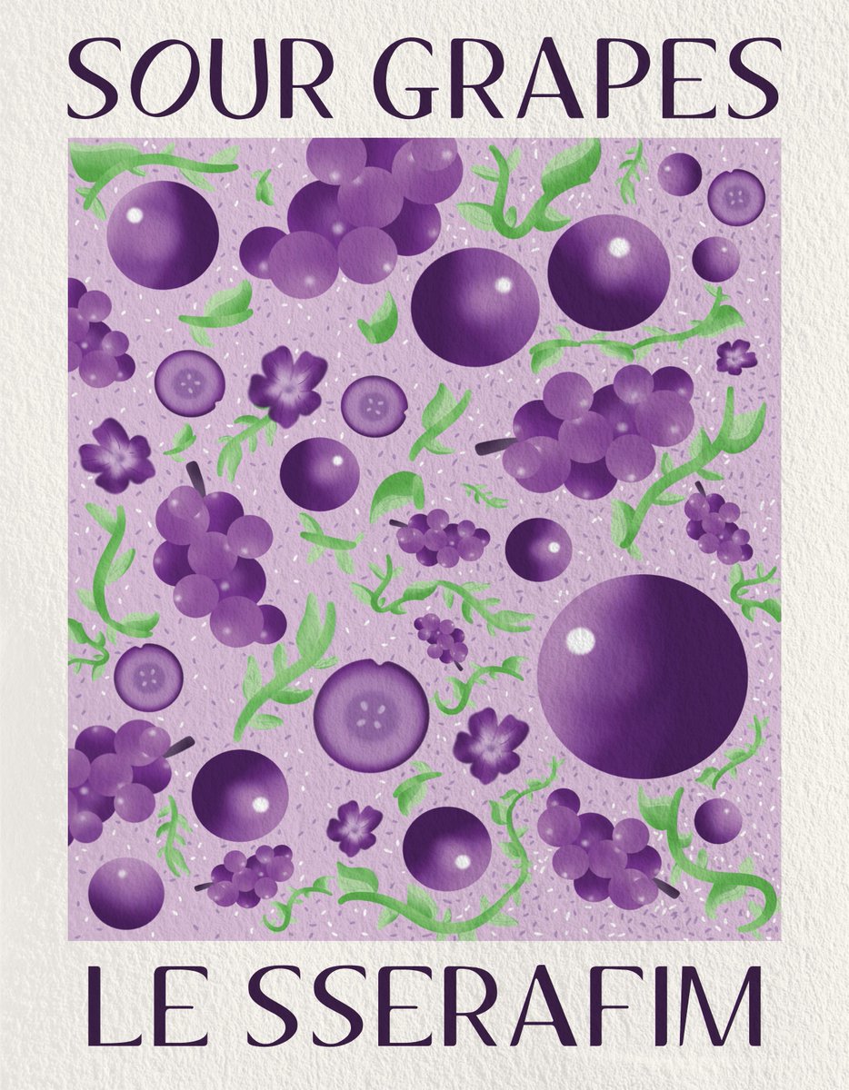 pranstudios's tweet image. #LE_SSERAFIM : Love is Sour Grapes

#르세라핌