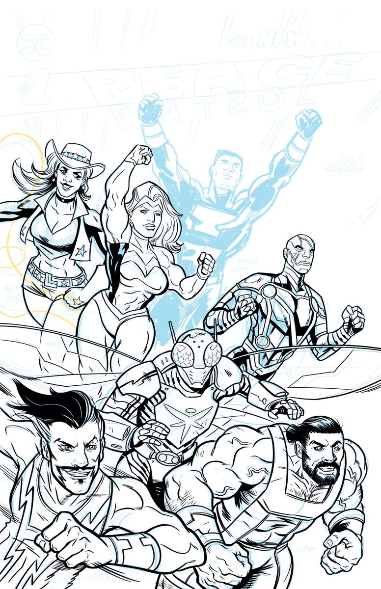 Peace Patrol 6 of 7
Lasso Lass! This rowdy country girl can use her telekinesis to lift any object with her mind - so long as she has a physical link via her lasso.